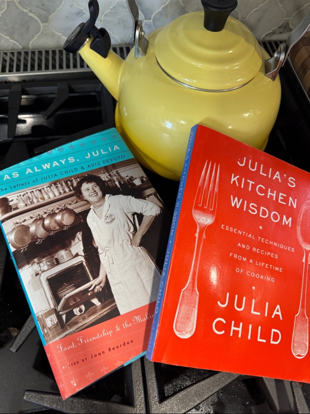 2 Julia child books- as always, Julia & Julia’s kitchen wisdom